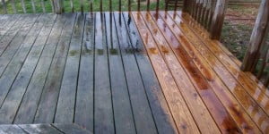 Deck washing