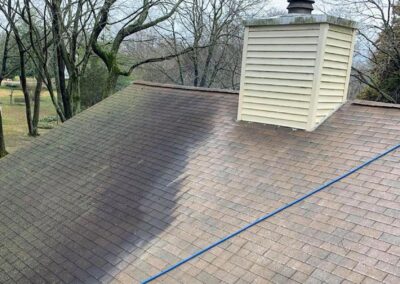 homeguide soft wash roof cleaning asphalt shingles roof