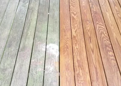 before and after deckwash