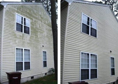 house wasing before and after