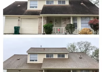 roofwash before and after